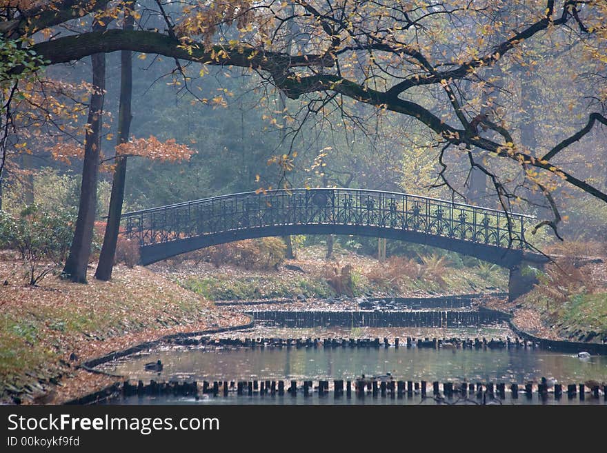 Japanese Park in the city of Wroclaw in Poland