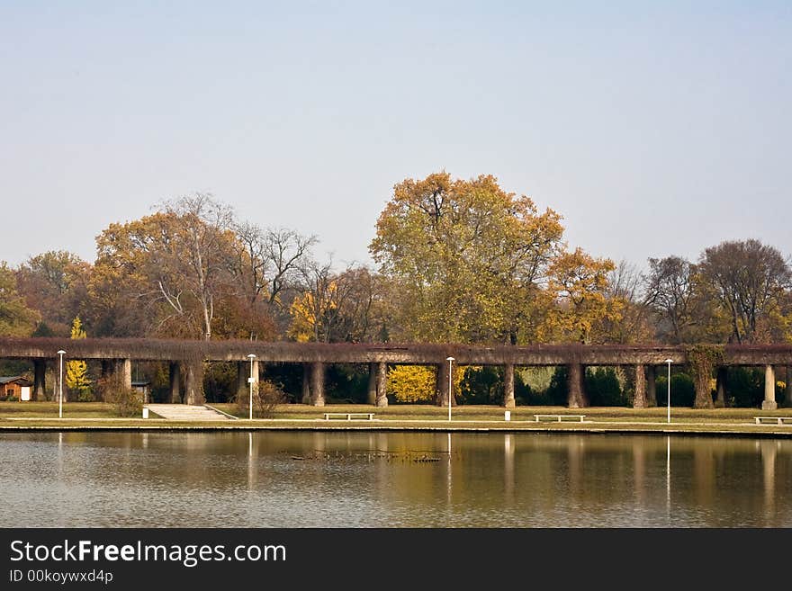 Japanese Park in the city of Wroclaw in Poland