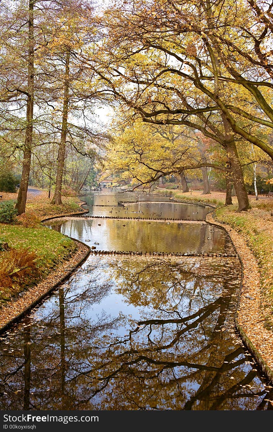 Japanese Park in the city of Wroclaw in Poland