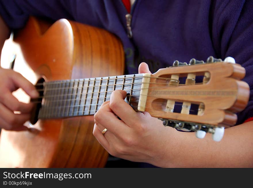 Playing the Guitar