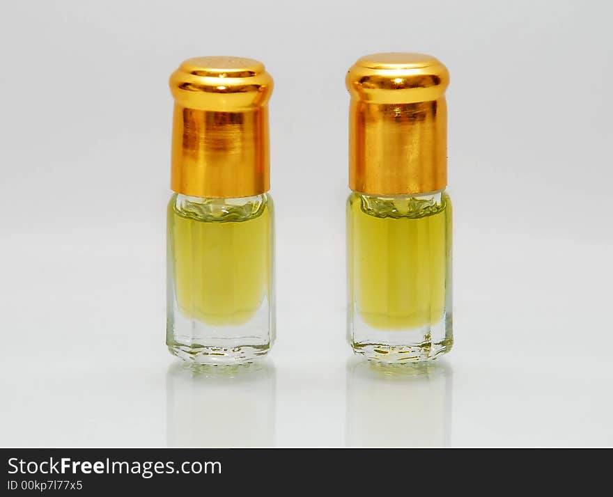 Two perfume bottle