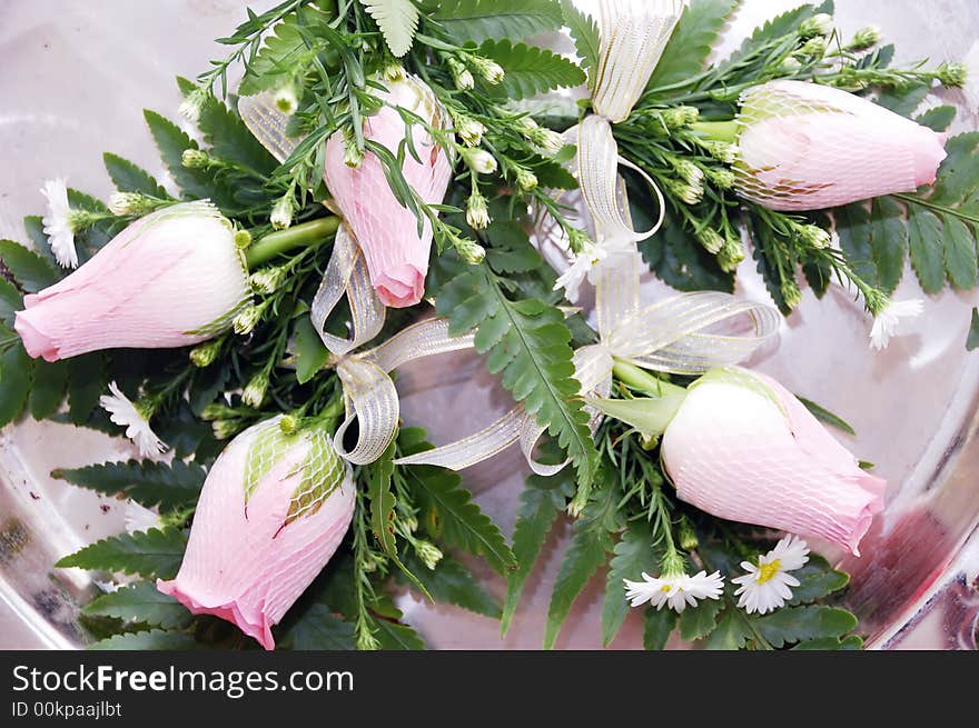 A rose bouquet used in a wedding ceremony in Malaysia