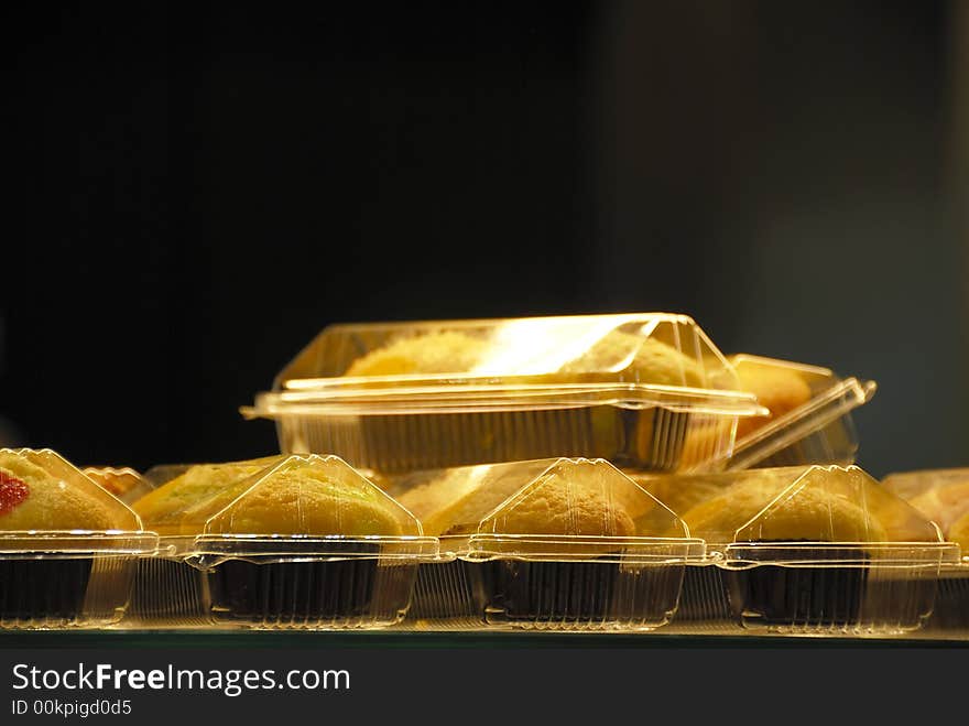 Muffins for sale in Singapore's airport