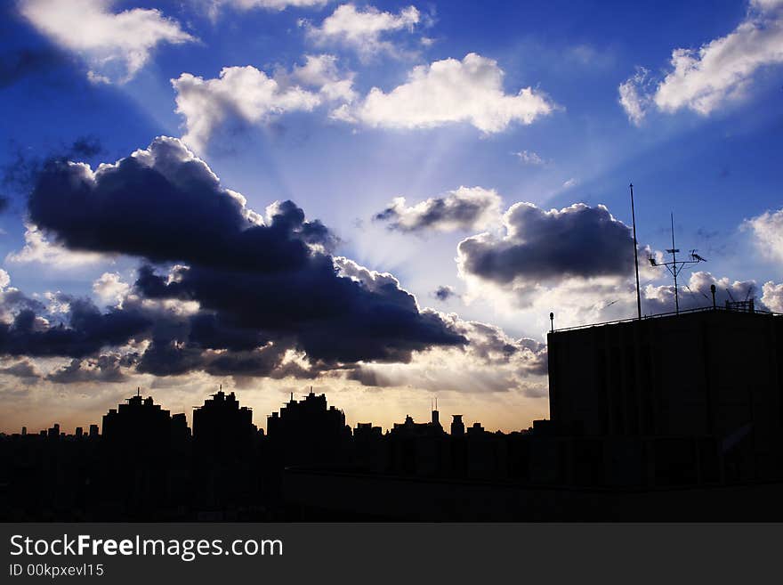 Cloud and sky