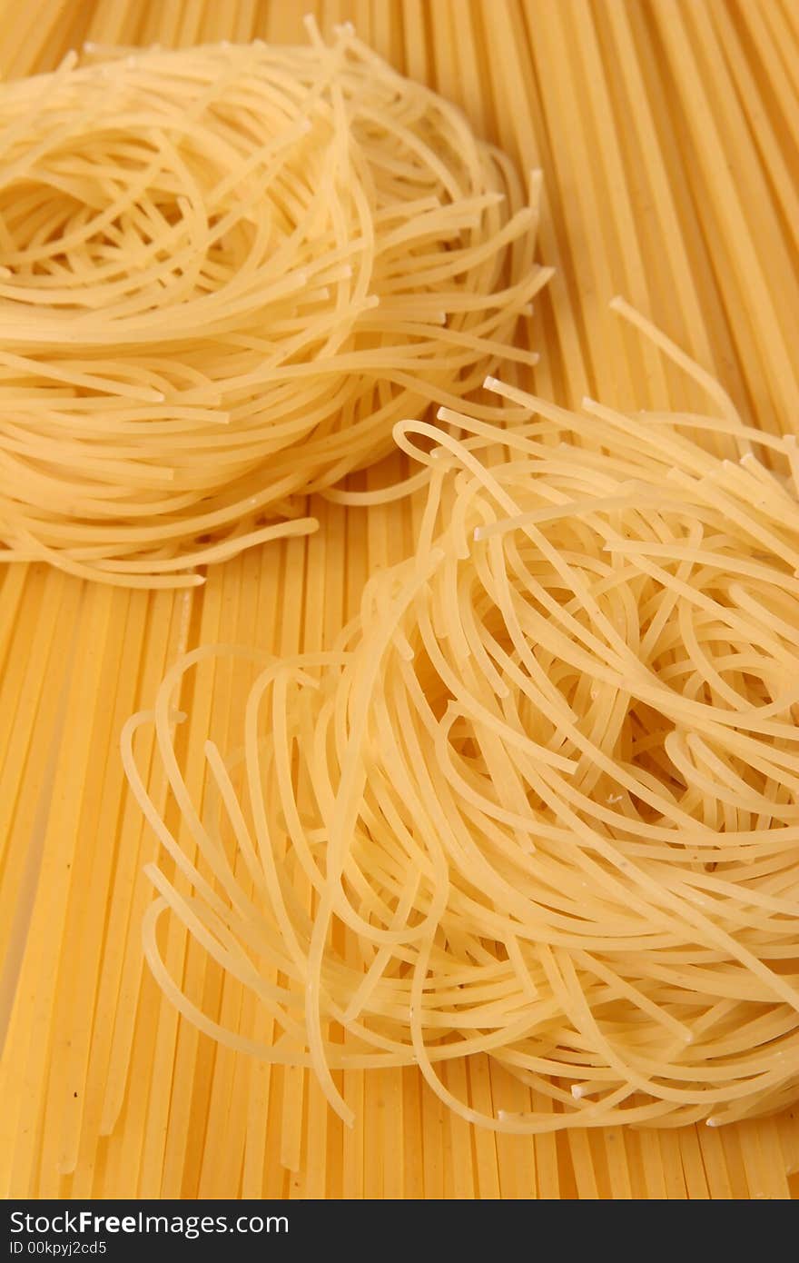 Italian food, Raw pasta , Spaghetti