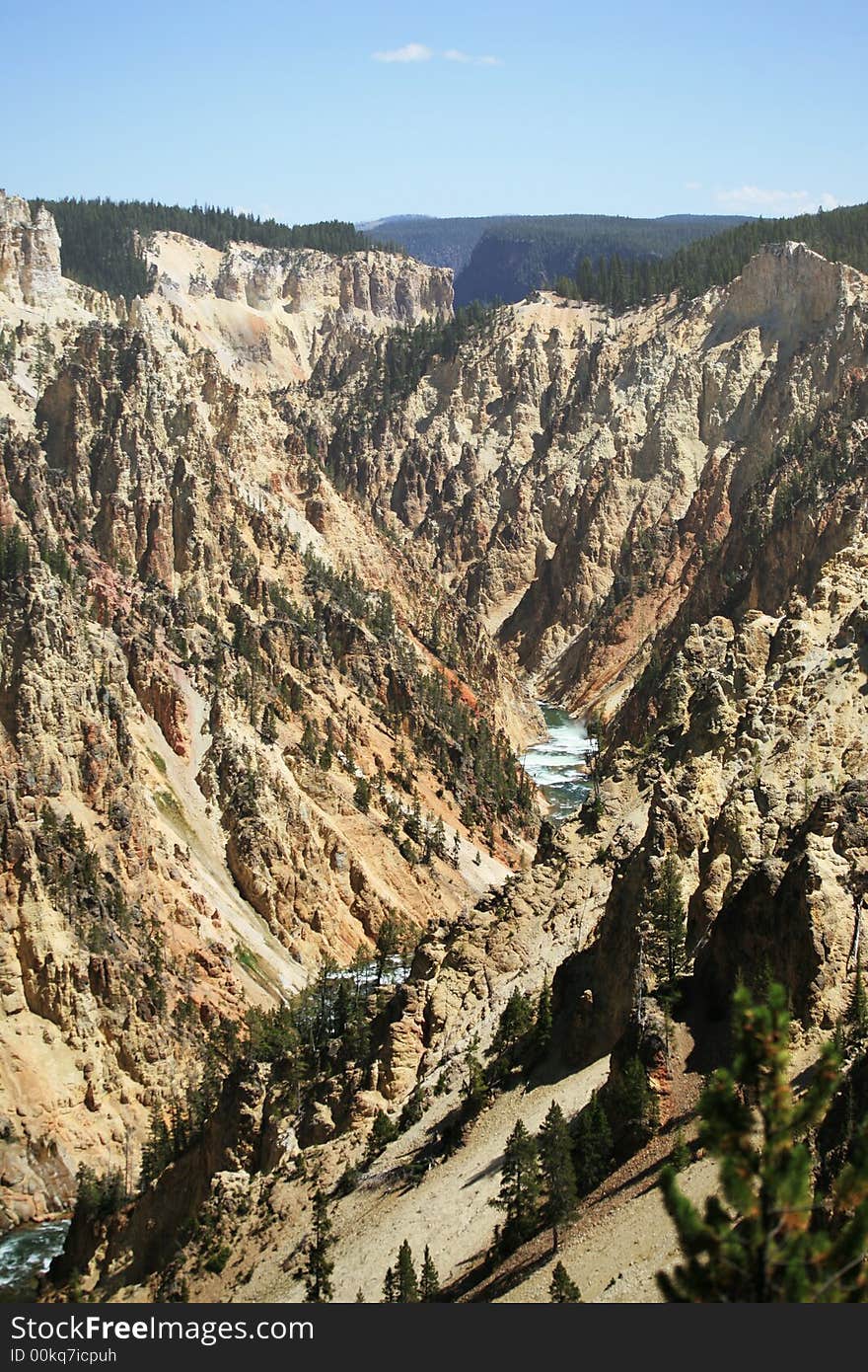 Grand canyon at yellowstone