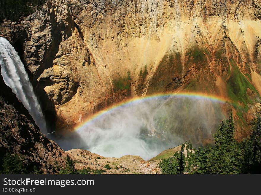 The fall is the lower fall of grand canyon in Yellowstone. The fall is the lower fall of grand canyon in Yellowstone.