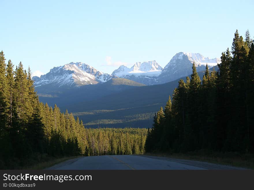 Rockies montains in a clear september day. Rockies montains in a clear september day