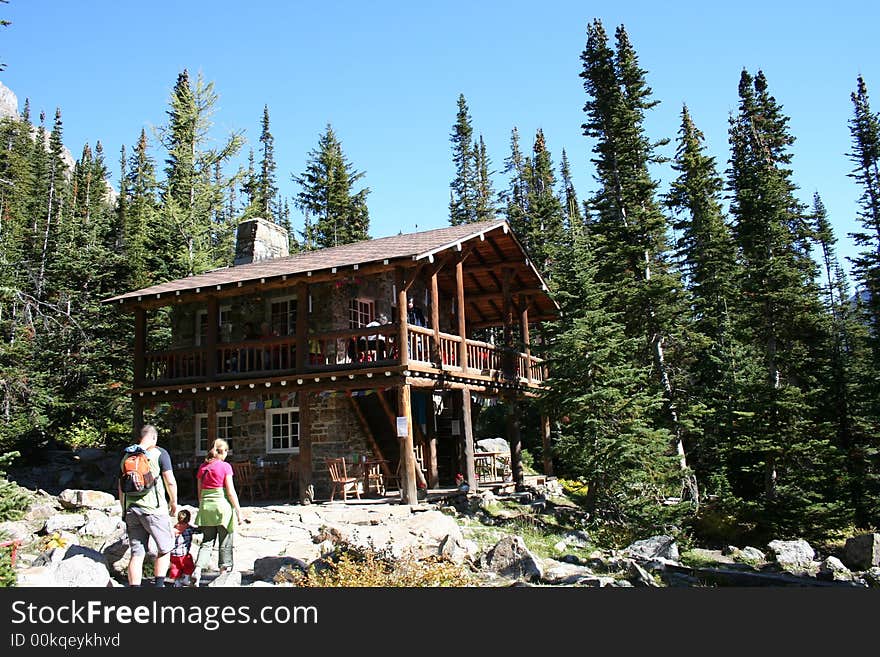 Reaching the tea house