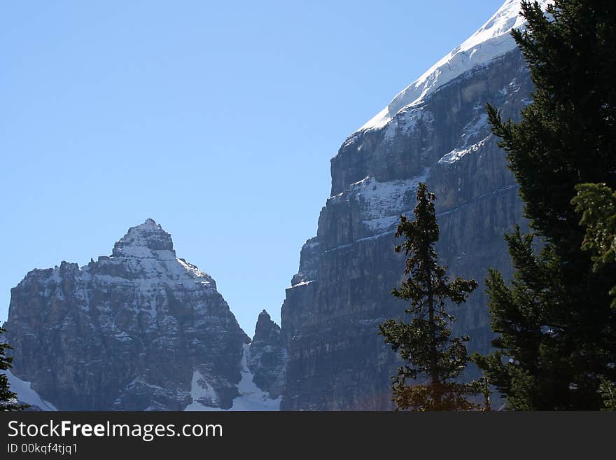 Rockies montains in a clear september day. Rockies montains in a clear september day