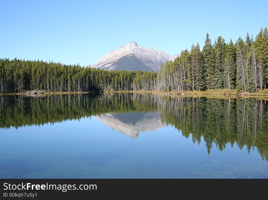 Lake And Mountains