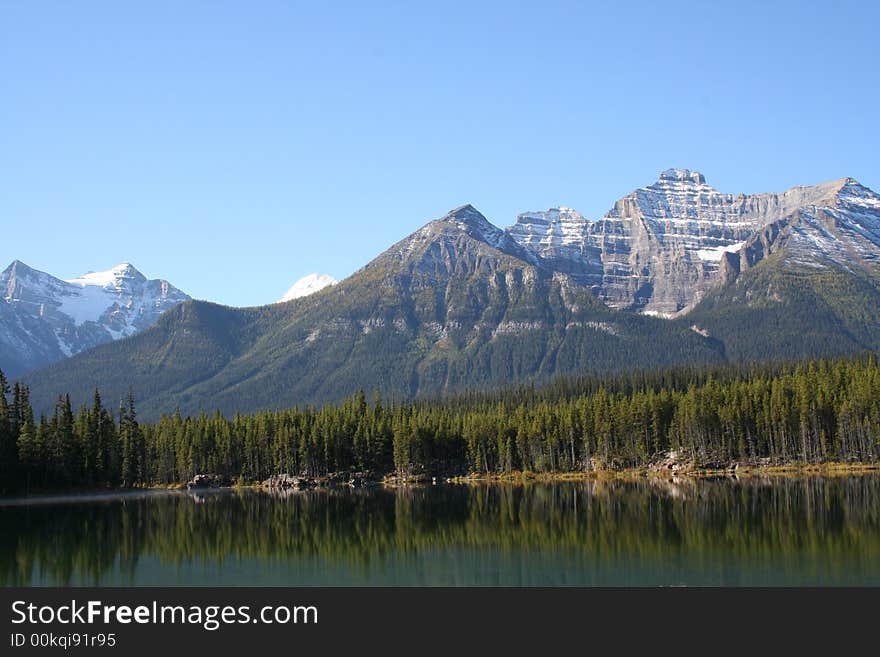 Rockies montains in a clear september day. Rockies montains in a clear september day