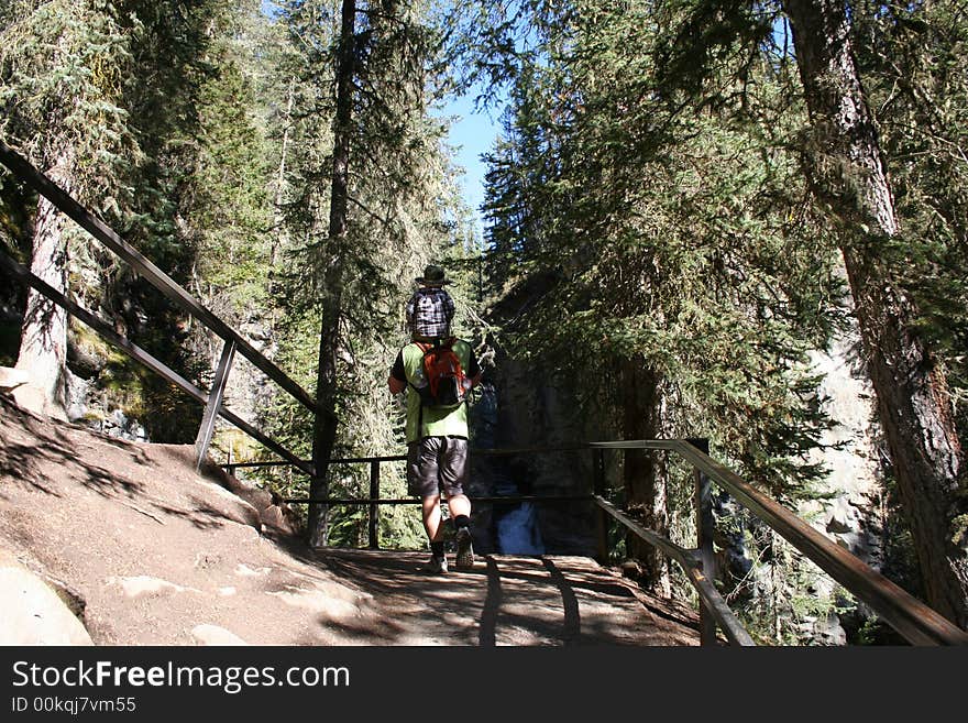 Reaching the tea house