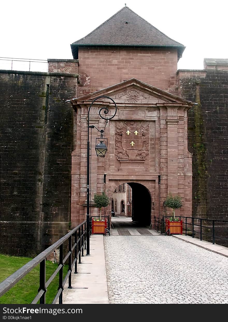 Castle gate, Belfort - France