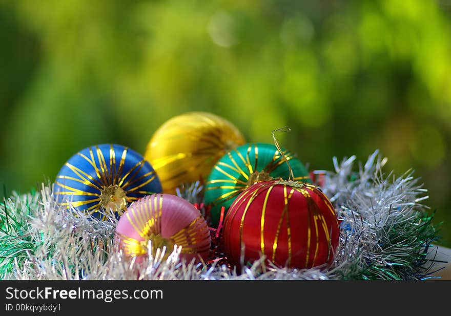 Colorful Christmas Balls