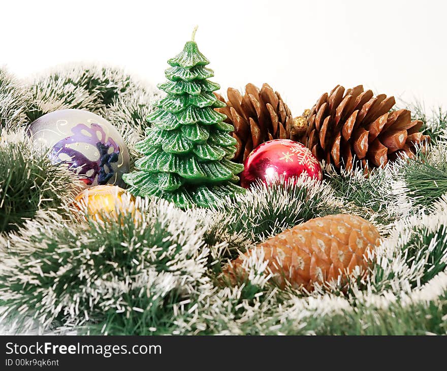 Christmas tree and New Year tree decorations