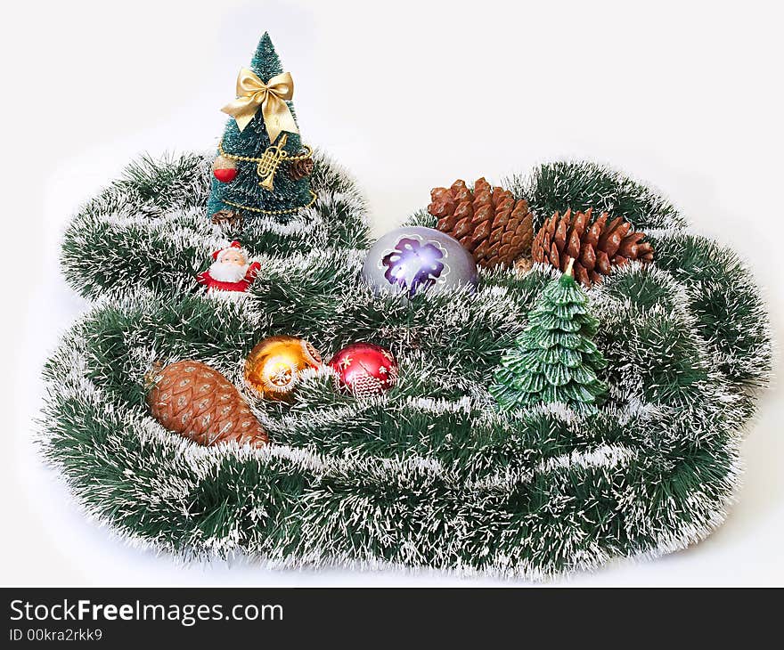 Christmas tree and New Year tree decorations