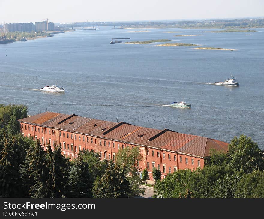 Border of civilization and wild nature. Russia. Border of civilization and wild nature. Russia.