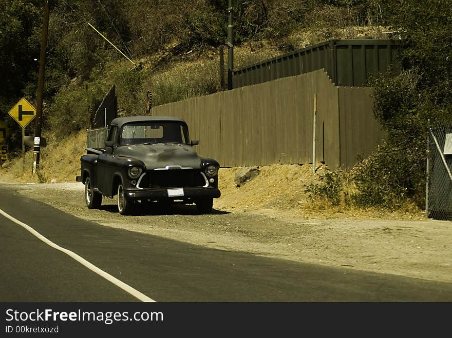 Vintage Pickup Truck ready for action. Vintage Pickup Truck ready for action