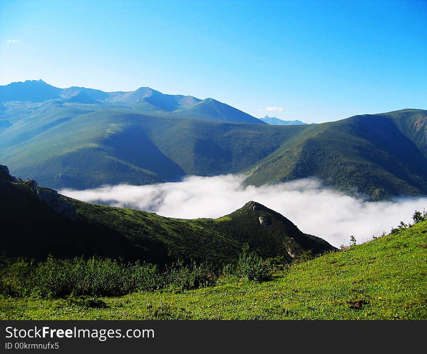 Mountain And Cloud