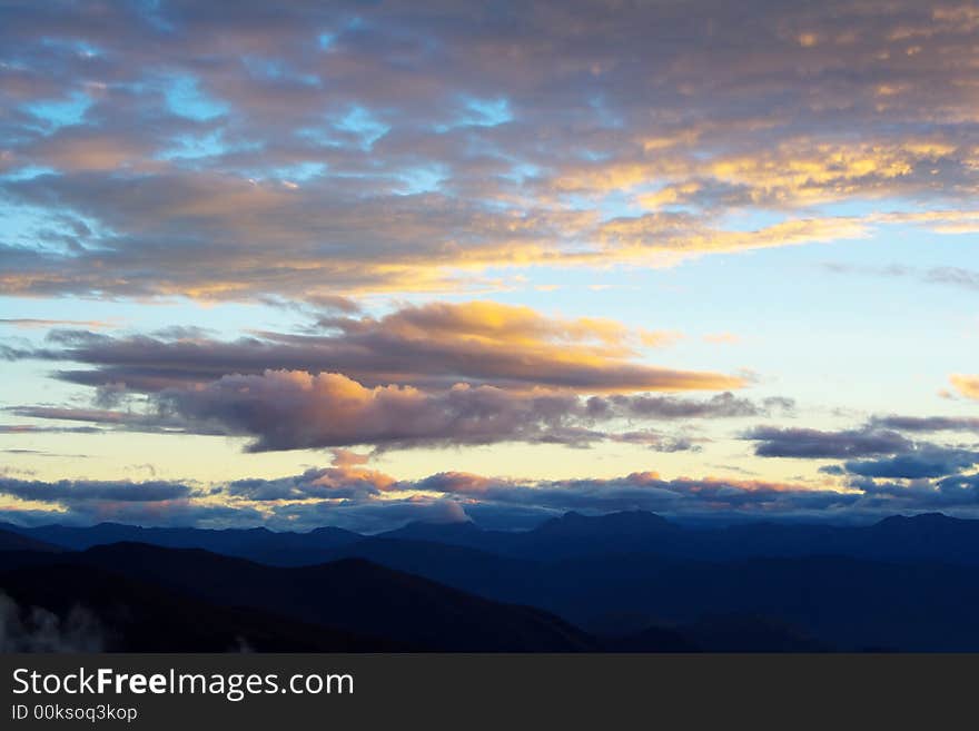 Huanglong in chinese name, means yellow dragon,a beautiful highland spot in sichuan province, china