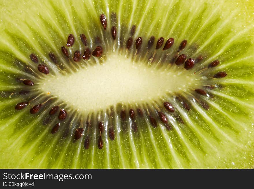 Close up of fresh kiwi slice texture background. Close up of fresh kiwi slice texture background