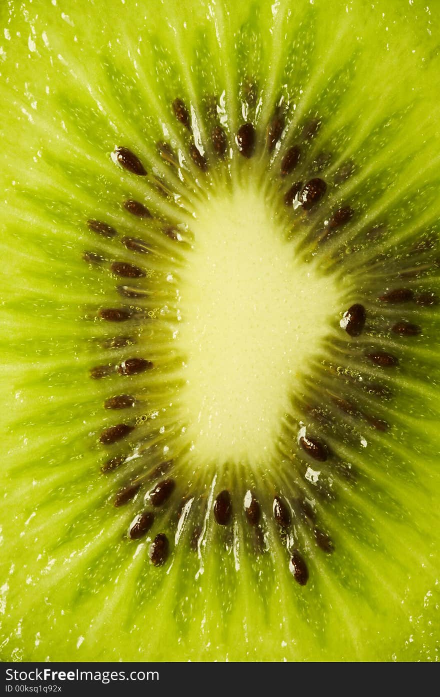 Close up of fresh kiwi slice texture background. Close up of fresh kiwi slice texture background