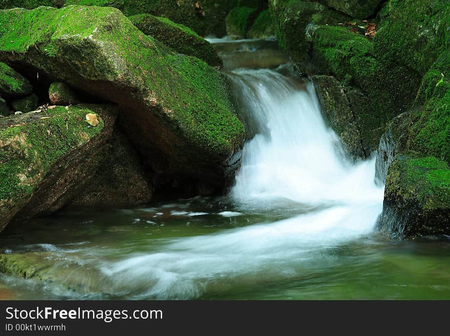 Slow shutter photograph,liaoning  china. Slow shutter photograph,liaoning  china