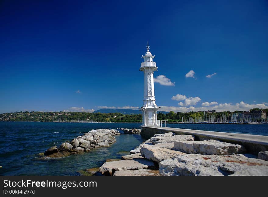 Tower beside Leman Lack shimmers soft light. I love it so much.