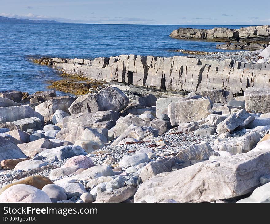 Rybachi Peninsula on Kola Peninsula. Barents sea. Rybachi Peninsula on Kola Peninsula. Barents sea