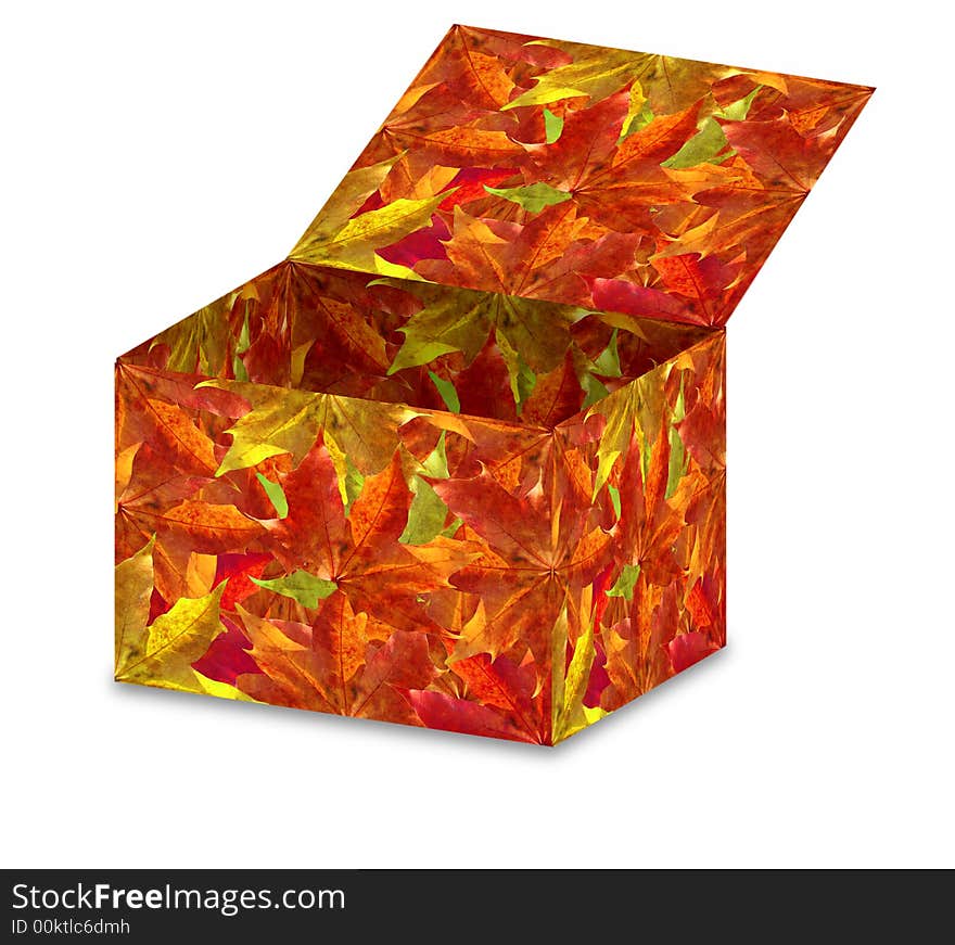 Autumn leaves box