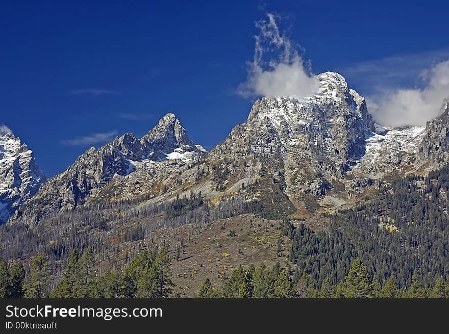 Grand Teton after First Snow