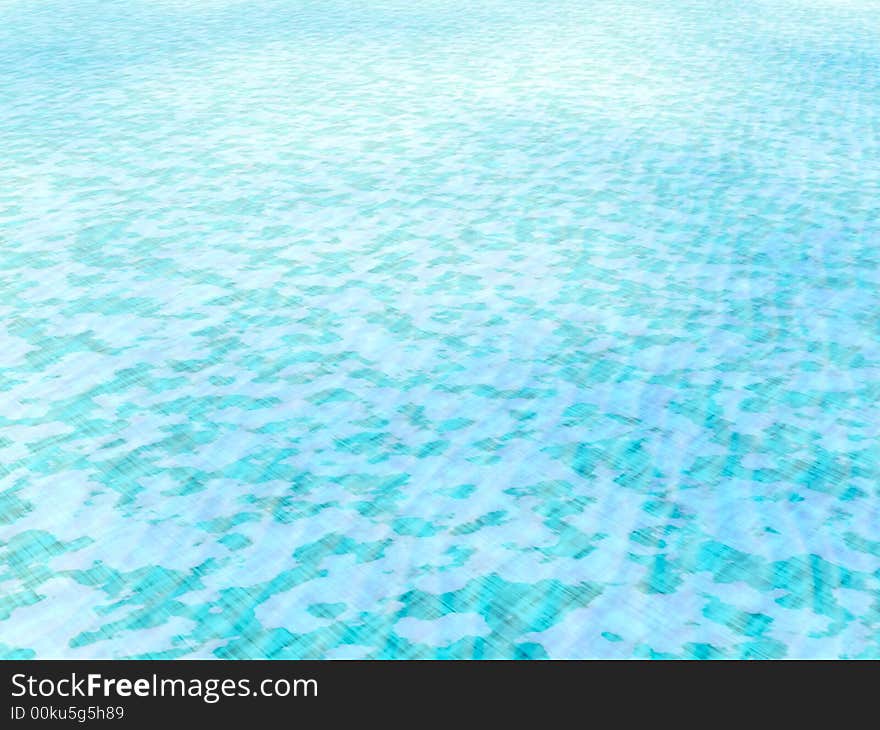 Beautiful aquamarine background. Fractal image