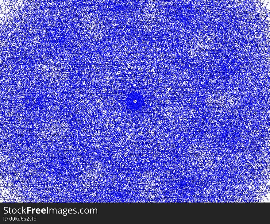 Abstract blue background. Fractal image