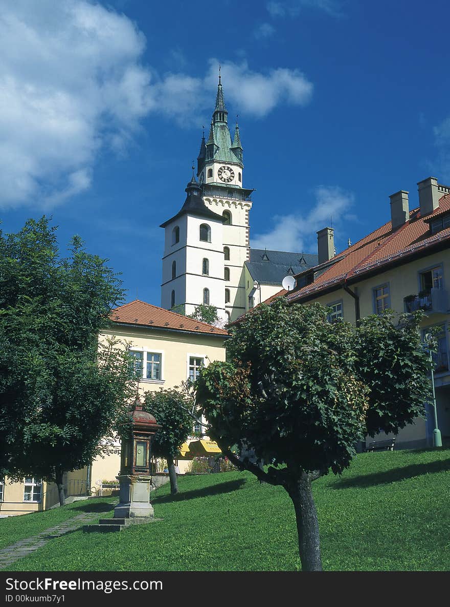 Historic town, Kremnica, central Slovakia