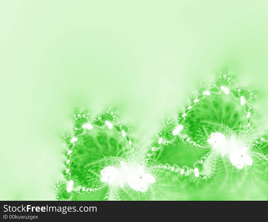 Beautiful flowers on a light background