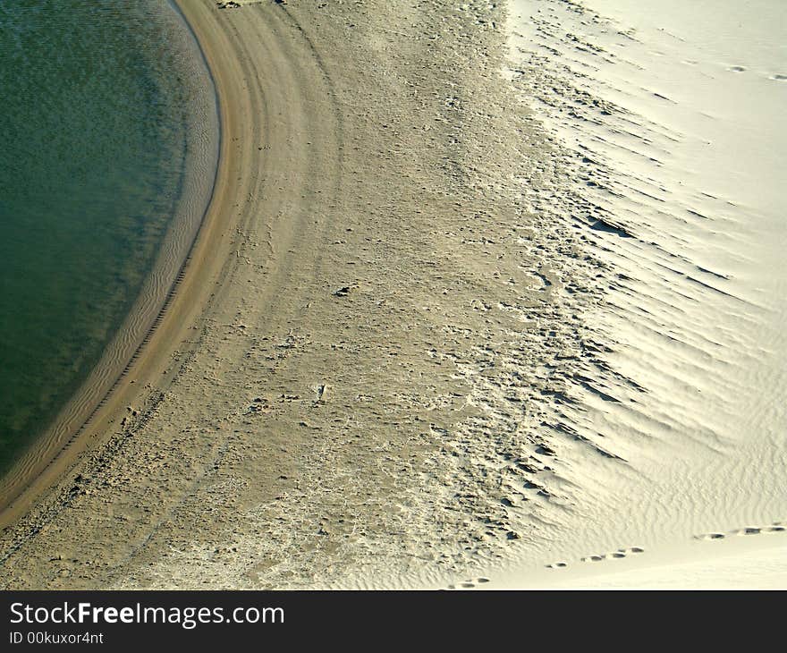 Beach with cove