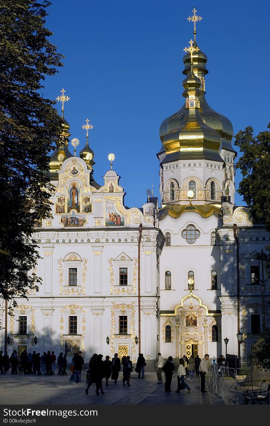 Kiev-Pechersk lavra in autumn colors, Kiev, Ukraine. Kiev-Pechersk lavra in autumn colors, Kiev, Ukraine