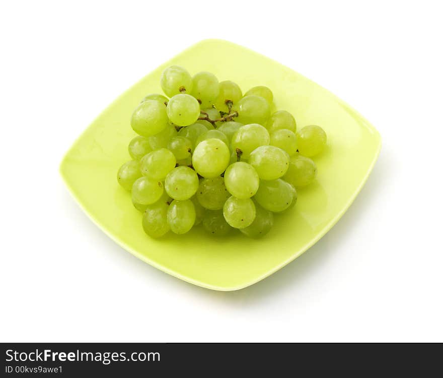 Grape on the saucer