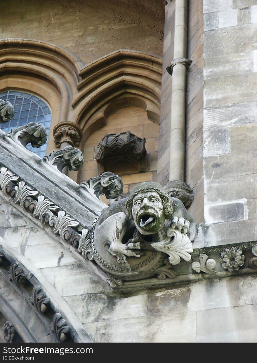 Sculpture on a building (London, the Great Britain). Sculpture on a building (London, the Great Britain)