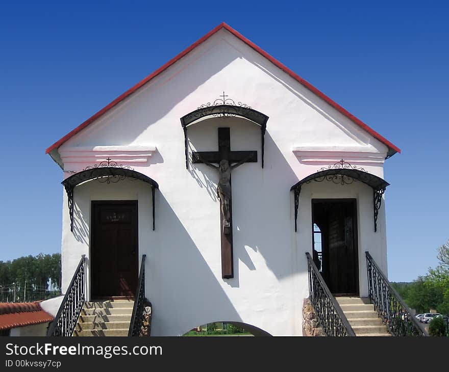 Chapel at Mosar abbey in Belarus. Chapel at Mosar abbey in Belarus.