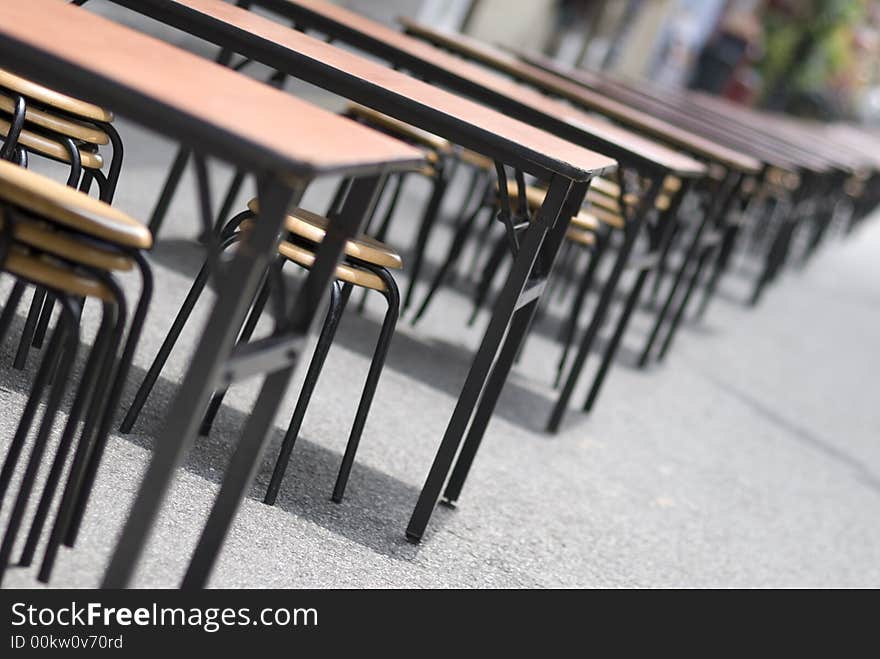 Table and chairs