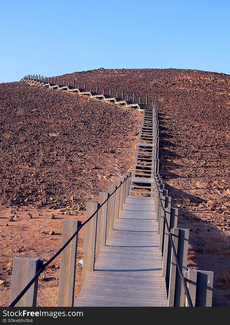 Stairway on top