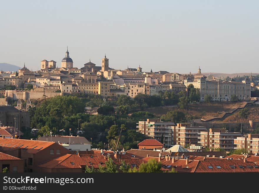 Roofs from the city of toledo. Roofs from the city of toledo