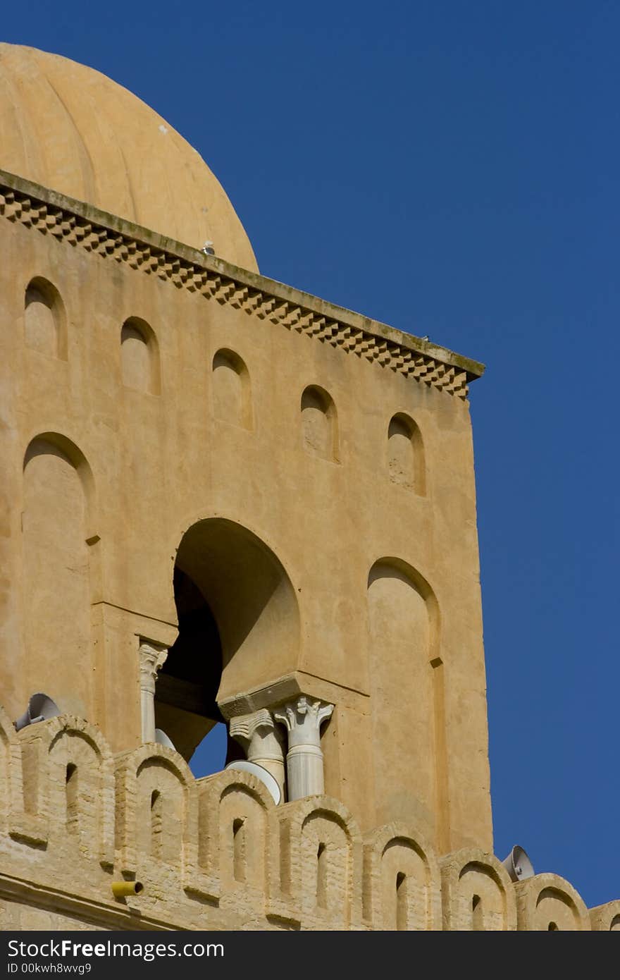 The big mosque in Kairouan, the fourth holy city in the world