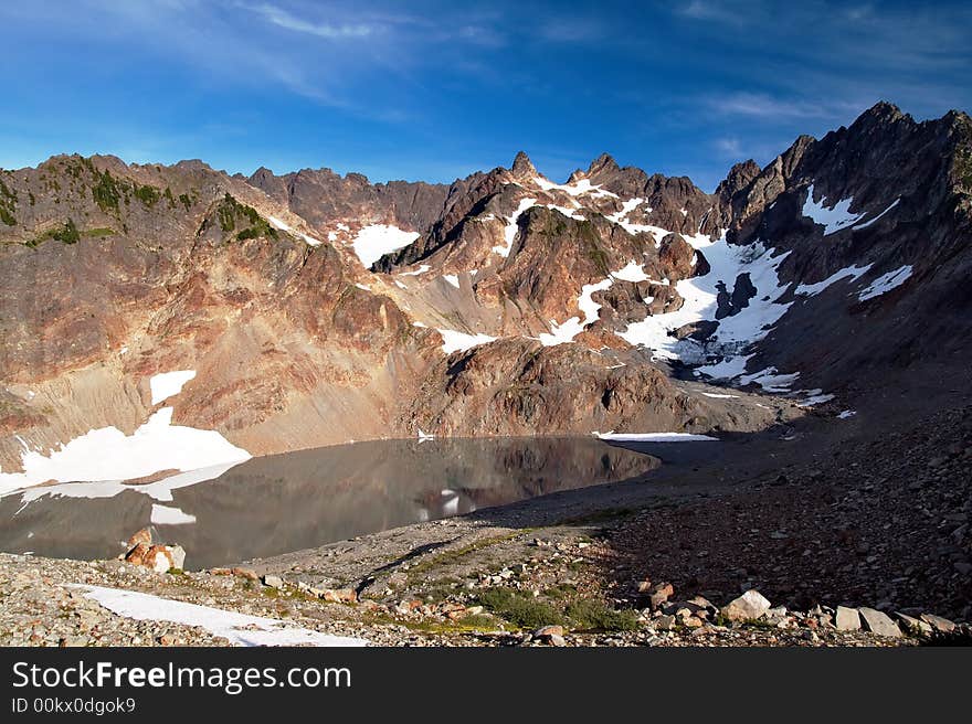 Anderson Glacier as seen in late summer (not much left of it).