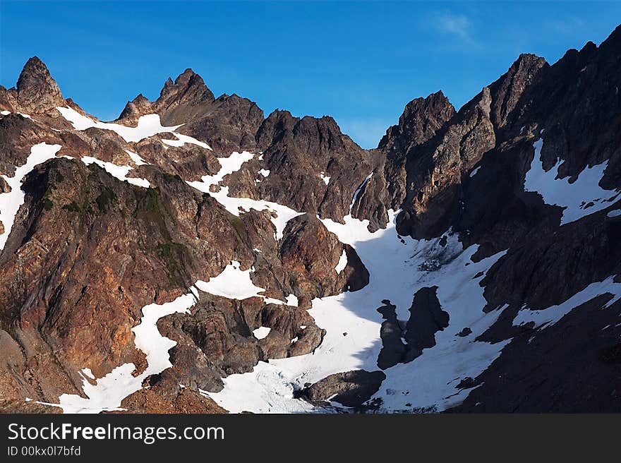 Anderson Glacier Closeup