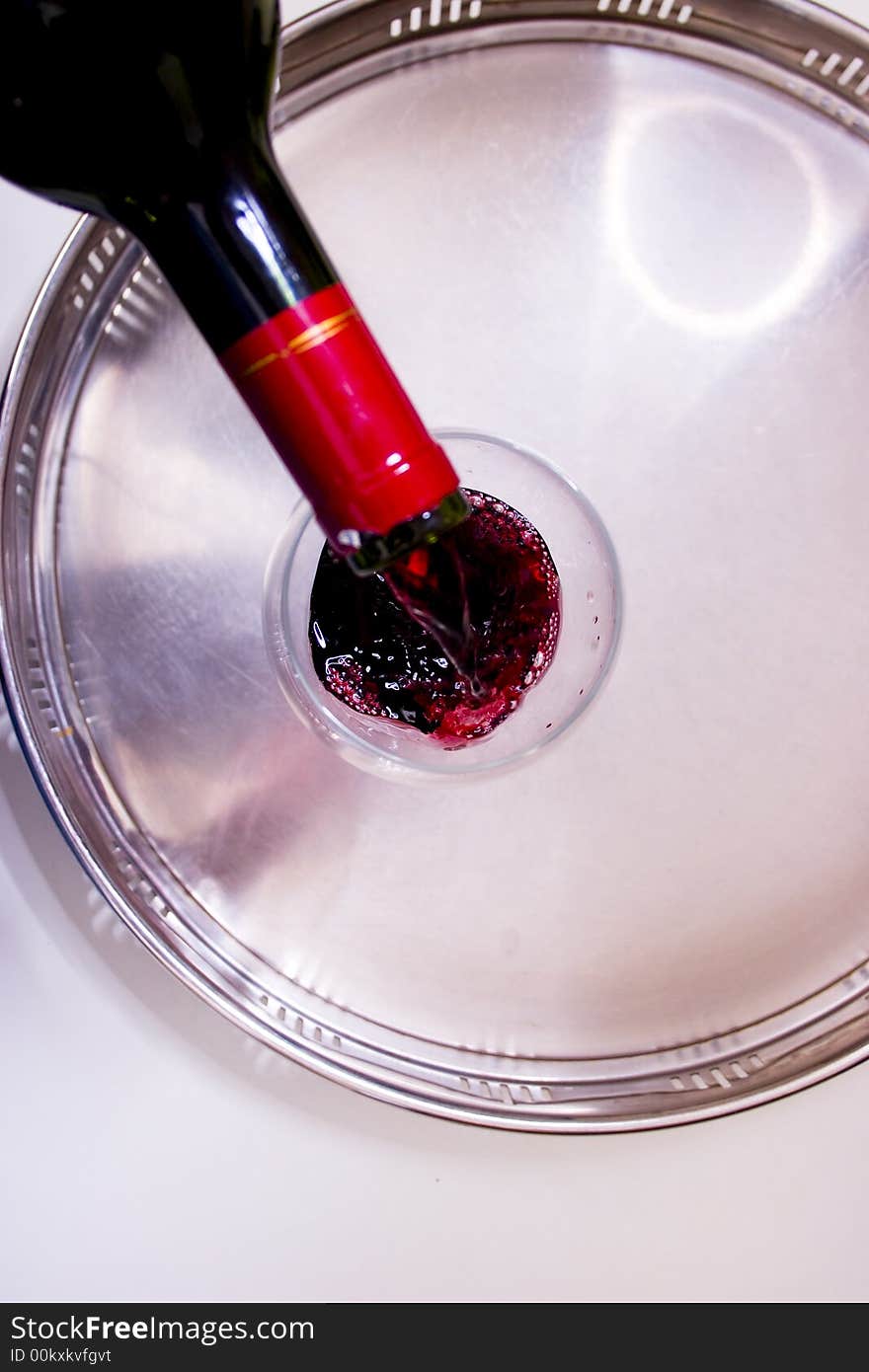 Pouring Red Wine