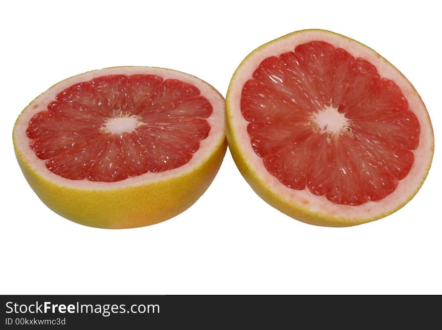 Grapefruit isolated