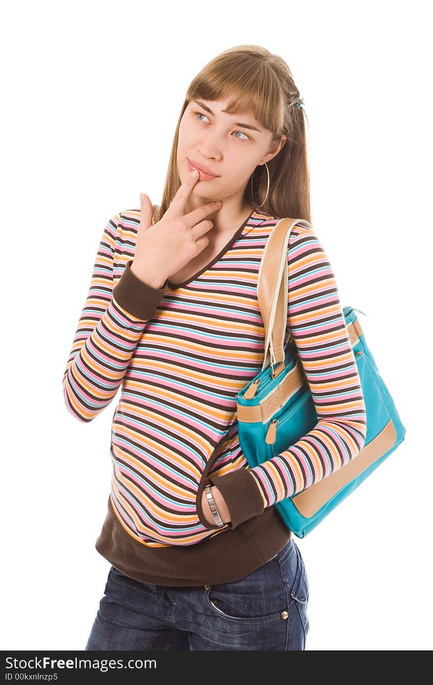 Woman Shopping With Bag